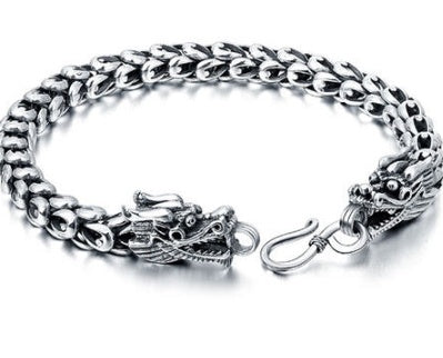 Silber S925 kräftiges und herrisches Herrenarmband