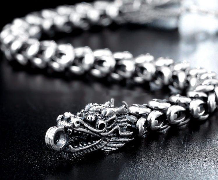 Silber S925 kräftiges und herrisches Herrenarmband