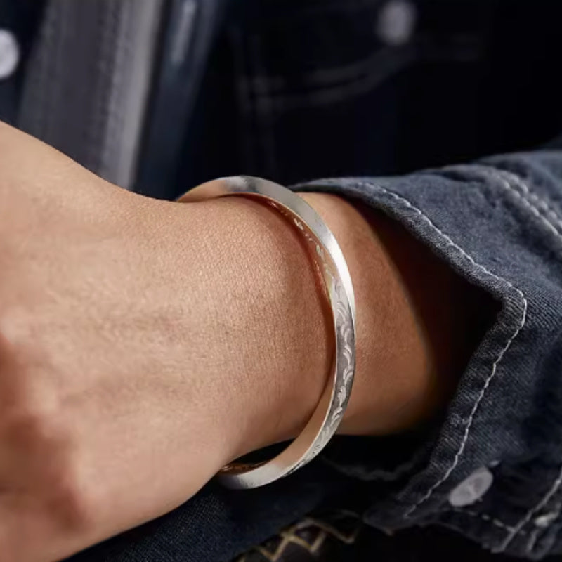 Sterling Silber 999 Herrenarmband
